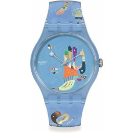 Men's Watch Swatch BLUE SKY, BY VASSILY KANDINSKY (Ø 41 mm)