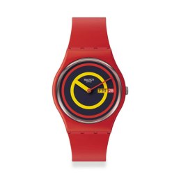 Men's Watch Swatch CONCENTRIC RED (Ø 34 mm)