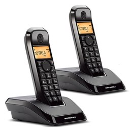 Telephone Motorola S1202 (2 pcs) - Black