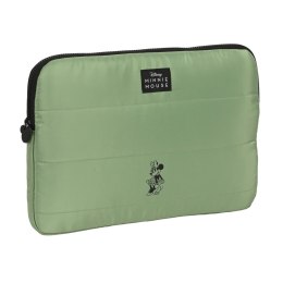 Laptop Cover Minnie Mouse Mint shadow Military green 34 x 25 x 2 cm