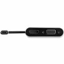 USB C to VGA/HDMI Adapter Startech CDP2HDVGA Black