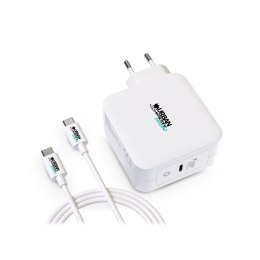 Wall Charger + USB C Cable Urban Factory GSC10UF White