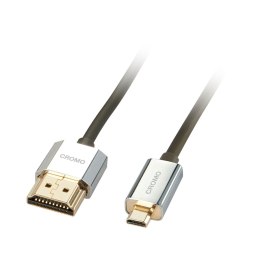 HDMI to Micro HDMI Cable LINDY 41682 2 m Silver Black