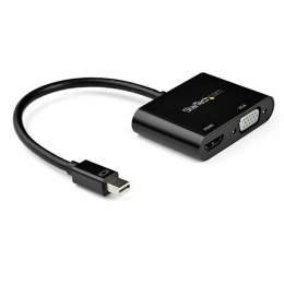 Mini Display Port to HDMI/VGA Adapter Startech MDP2VGAHD20 Black 4K Ultra HD