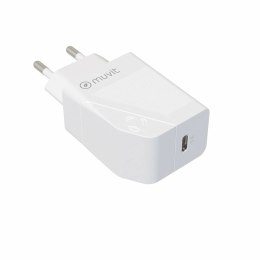 Wall Charger Muvit MCACC0012 20 W White Black