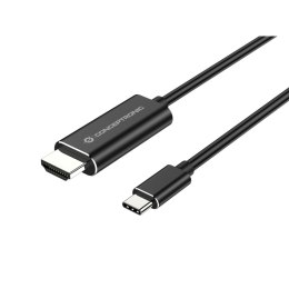 USB-C to HDMI Cable Conceptronic ABBY04B Black 2 m