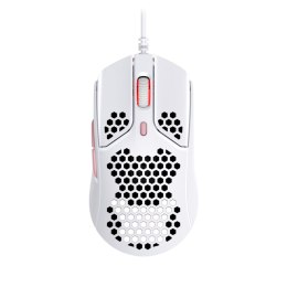 Gaming Mouse Hyperx 4P5E4AA White White/Pink 3200 DPI