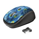 Wireless Mouse Trust Yvi Blue Black Multicolour