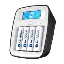 Battery Charger EverActive NC-1000M Black/White