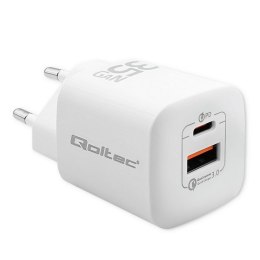 Wall Charger Qoltec 50763 White 35 W
