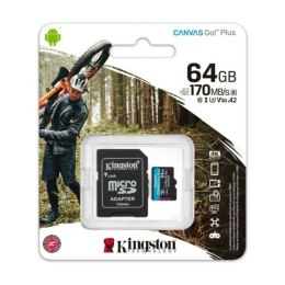 Micro SD Memory Card with Adaptor Kingston SDCG3 Black - 128 GB