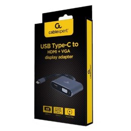 USB to VGA/HDMI Adapter GEMBIRD A-USB3C-HDMIVGA-01