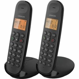 Landline Telephone Logicom DECT ILOA 255T DUO Black