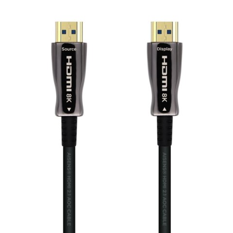 HDMI Cable Aisens A153-0516 Black 15 m