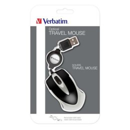 Mini Optical Mouse Verbatim Go Mini Black (4 Units)