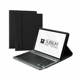 Case for Tablet and Keyboard Subblim SUBKT3-BTL300 Black Spanish Qwerty QWERTY 10,6