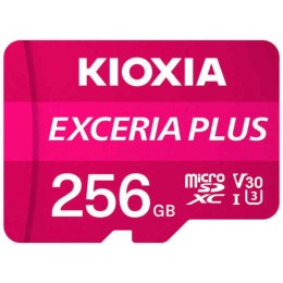 Micro SD Memory Card with Adaptor Kioxia Exceria Plus Pink Class 10 UHS-I U3 - 64 GB