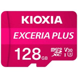 Micro SD Memory Card with Adaptor Kioxia Exceria Plus Pink Class 10 UHS-I U3 - 64 GB