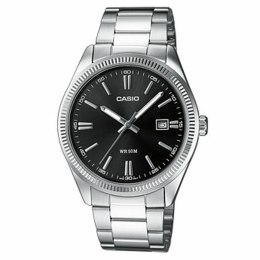 Unisex Watch Casio MTP-1302PD-1A1VEF Silver Multifunction Black
