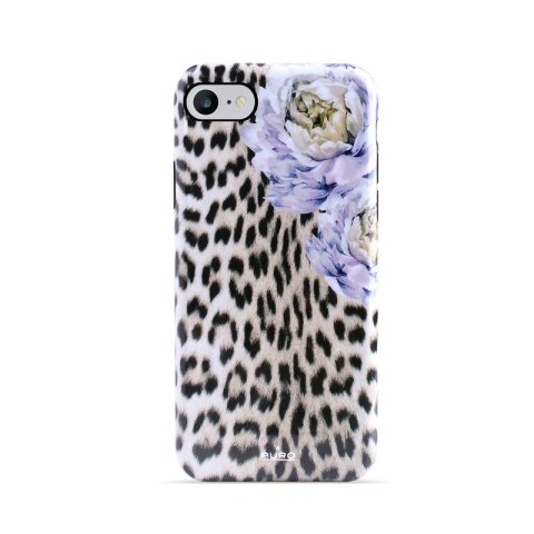 PURO Glam Sweet Leopard - Case for iPhone SE 2020/8/7 / 6s (Leo Peonies)