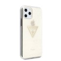 Guess Solid Glitter Triangle - Case for iPhone 11 Pro (Gold)