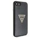 Guess Solid Glitter Triangle - iPhone 8/7 Case (Black)