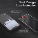 X-Doria Raptic Lux - Aluminum Case for iPhone 12 Pro Max (Drop test 3m) (Black Carbon Fiber)