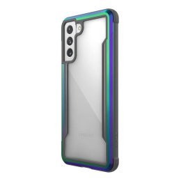 X-Doria Raptic Shield - Aluminum case for Samsung Galaxy S21 + (Antimicrobial protection) (Iridescent)