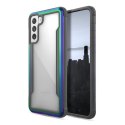 X-Doria Raptic Shield - Aluminum case for Samsung Galaxy S21 + (Antimicrobial protection) (Iridescent)