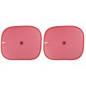 Dunlop - Sun visor for car side windows 36x44 cm 2 pcs (red)