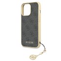 Guess 4G Charms Collection - Case for iPhone 13 Pro Max (Grey)