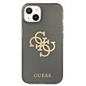 Guess Glitter 4G Big Logo - Case for iPhone 13 mini (Black)