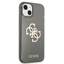 Guess Glitter 4G Big Logo - Case for iPhone 13 mini (Black)