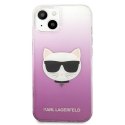 Karl Lagerfeld Choupette Head - Case for iPhone 13 Mini (Pink)