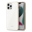 Moshi iGlaze - Premium Hybrid Case for iPhone 13 Pro Max (SnapTo system) (Pearl White)