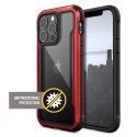 X-Doria Raptic Shield Pro - Case for iPhone 13 Pro (Anti-bacterial) (Red)