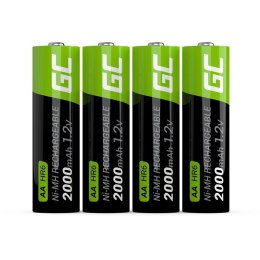 Green Cell 4x AA HR6 Batteries 2000mAh