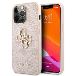 Guess 4G Big Metal Logo - Case for iPhone 13 Pro (Pink)