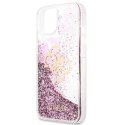 Guess Liquid Glitter 4G Big Logo - Case for iPhone 13 mini (Pink)