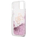 Guess Liquid Glitter 4G Big Logo - Case for iPhone 13 mini (Pink)