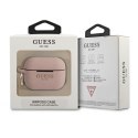 Guess Silicone Glitter Est - Case for Airpods (Pink)