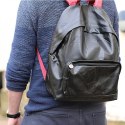 Spiderman - Eco leather school backpack (black)