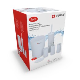 Alpina - bathroom set 6 elements (white)