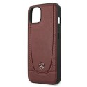Mercedes Leather Urban - Case for iPhone 13 mini (Red)