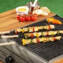 BBQ - skewers for skewers with a wooden handle, long 38 cm (4 pieces)