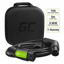 Cable Green Cell GC Type 2 3.6kW 5m / 16.4 ft for charging EV / PHEV