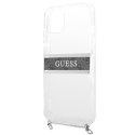 Guess 4G Gold Stripe Crossbody - Case for iPhone 13 mini