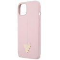 Guess Silicone Triangle Logo - Cover iPhone 13 mini (Purple)