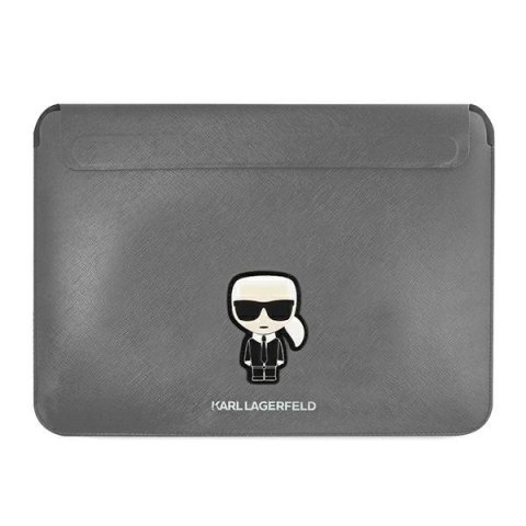 Karl Lagerfeld Saffiano Ikonik Sleeve - Notebook case 16" (Black)