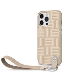 Moshi Altra Slim Hardshell Case with Strap for iPhone 13 Pro (Sahara Beige)